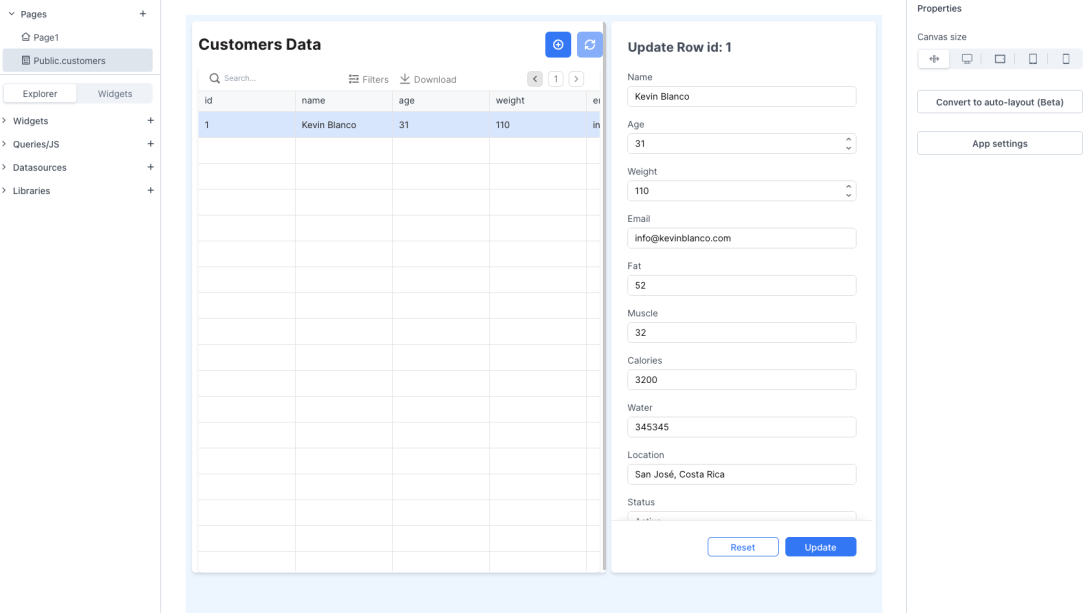 Postgres CRUD with Neon | Appsmith Community Portal